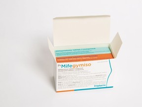 Mifegymiso, also known at RU-486, can be used to terminate a pregnancy in the first nine weeks, the B.C. government says in a news release. Patients wanting a prescription must visit a doctor or nurse practitioner to get an ultrasound to confirm the pregnancy is not ectopic, or outside the uterus.