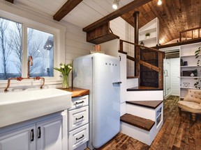 Customizable tiny homes built by Mint Tiny House Company start at around $50,000. Photo: Mint Tiny House Company for The Home Front: Tiny home design at BC Home + Garden Show by Rebecca Keillor  [PNG Merlin Archive]