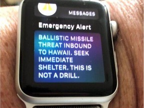 The province will conduct a test of a B.C.-wide emergency alert system on Wednesday afternoon at 1:55 p.m. The test will consist of television and radio alerts. Wireless alerts to smartphones will not be completed at this time. In January 2018, a false alert was sent out in Hawaii, sparking fears about an attack.