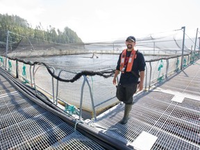 Maurice Isaac is a member of the Tlowitsis First Nation, and lives in Alert Bay. He is site manager at Midsummer salmon farm.