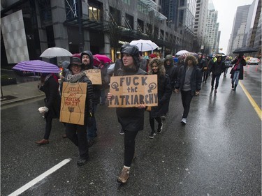 Almost five thousand people took part in the annual Women's March in Vancouver, BC Saturday, January 20, 2018. Similar marches were held around the world in order to combat the rise of white nationalism, misogyny and xenophobia.