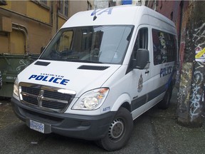 A Vancouver Police Department vehicle
