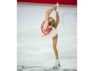 Hannah Dawson from Ontario performs in Junior Women January 10.