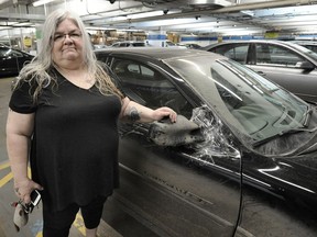 ‘I drove 13 hours to come see my brother and to stay with him while he's in his last days,’ says Jean Jones. ‘I park my car in the garage on the first night and I get hit. They take pretty much all of my stuff. I'm absolutely pissed.’