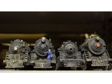 Locomotive models from the model train collection of the late Alan Cruickshank.