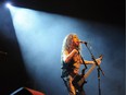 Tom Araya of Slayer rocks the house at GM Place in Vancouver on June 24, 2009.