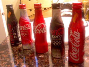 Five special edition Coca-Cola bottles from the Vancouver Olympics were recently posted for sale on eBay for just under $7,000.