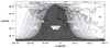 This is a graphic indicating where the 2018 total lunar eclipse will be viewable around the world. (NASA)