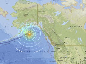 While most B.C. residents were asleep, a tsunami warning was issued for costal areas following a magnitude 7.9 earthquake in Alaska early Tuesday morning. The warning was later cancelled around 4:30 a.m.