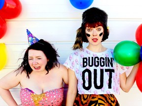 Cheyenne Mabberley and Katey Hoffman are Jules and Fiona in The After After Party, the 2016 Fringe Festival hit coming to Vancity Culture Lab March 6-17.