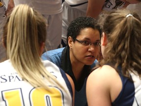 Trinity Western women's basketball coach Cheryl Jean-Paul.