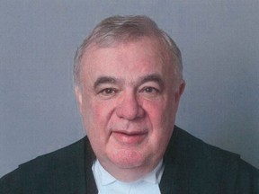 B.C. Supreme Court Chief Justice Christopher Hinkson.