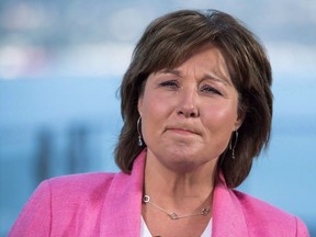 Former B.C. premier Christy Clark says blocking the Trans Canada Pipeline would be "illegal."