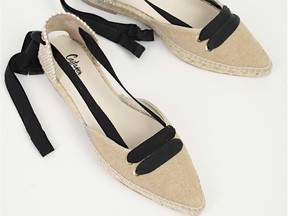 Castañer by Manolo Blahnik espadrilles, $425 at Holt Renfrew, holtrenfrew.com.