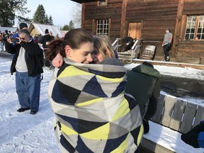 A weekend "weather event" that brought freezing rain, snow, ice and colder temperatures to Metro Vancouver and the Fraser Valley, made running a bit tougher. A big bonfire and blankets proved popular at the 13th annual Fort Langley Historic Half event on Sunday.