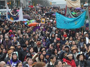 The annual Feb. 14th Women’s Memorial March takes place today in the Vancouver's Downtown Eastside.