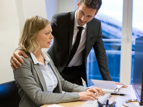 Among women who were willing to answer the question, more than half (52) per cent said they have been sexually harassed at work at some point.