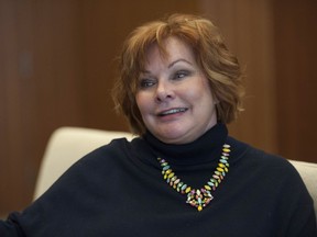 Surrey mayor Linda Hepner talks with Postmedia at Surrey City Hall Thursday, February 1, 2018.