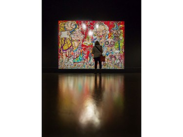One of the 50 works displayed at the Vancouver Art Gallery from superstar artist Takashi Murakamis