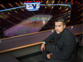 Former Vancouver Giants captain Craig Cunningham at Rogers Arena in Vancouver on Feb. 20.
