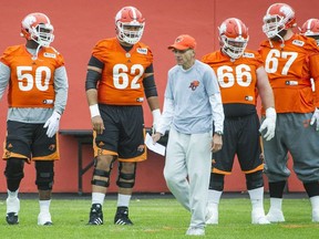 B.C. Lions offensive line coach Dan Dorazio will have three more young charges to incorporate into the team.