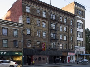 The Cobalt Hotel at 917 Main St., seen in 2016, is in desperate need of repairs and the first floor has been shored up.