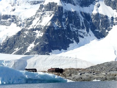 In 1921, British whalers established a at Port Lockroy – nearly 280 kilometres north of the Antarctic Circle. The station was taken over by the British government in 1944 as part of its secret plan to assert sovereignty over Antarctica. After the end of the Second World War, the British Antarctic Service operated it as a scientific research station until 1962. More recently, Britain had to make a choice about what to do with the base because  under the Antarctic Treaty's environmental protocol, it either had to be buildings or rebuilt, restored and maintained. Since 1996, it has been operated by the non-profit, United Kingdom Antarctic Trust as a museum and post office during the four-and-a-half months of Antarctic summer. Every year, an estimated 16,000 people visit here.