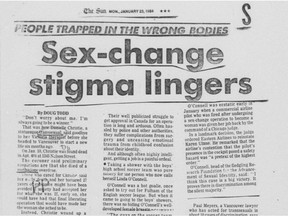 In 1984 Toronto's Clarke Institute of Psychiatry, virtually the only place in Canada that performed sex-change operations at the time, approved only one in five requests.