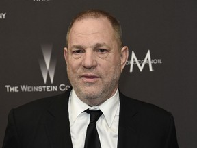 In this Jan. 8, 2017 file photo, Harvey Weinstein arrives at The Weinstein Company and Netflix Golden Globes afterparty in Beverly Hills, Calif.