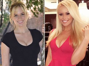 Paige Spiranac and Britt McHenry. (Instagram)