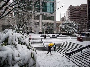Metro Vancouver streets will be slushy Friday as the rain melts the snow.