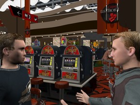 Psychologist Stephane Bouchard can safely take his gambling addicted patients to the casino to test their will power using virtual reality.
