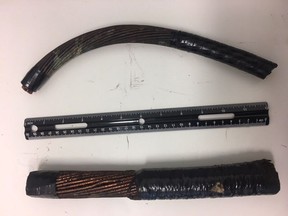 Metro Vancouver Crime Stoppers is seeking help from the public to catch thieves stealing live trolley wires that power buses in Vancouver. [PNG Merlin Archive]