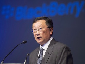 BlackBerry CEO John Chen's base salary and annual bonus will remain at US$1 million and US$2 million, respectively.