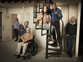 The cast of The Humans, which runs until April 22 at the Stanley Industrial Alliance Stage.