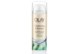 Olay Cleansing Infusion Hydrating Glow Facial Cleanser with Deep Sea Kelp and Aloe Extract
