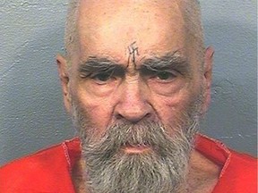 Charles Manson, in an Aug. 14, 2017 photo provided by the California Department of Corrections and Rehabilitation. Manson died in prison in November 2017 at age 83, nearly 50 years after he, through his ‘family,’ orchestrated the 1969 murders of actress Sharon Tate and eight others.