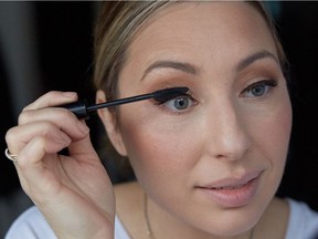 Nadia Albano demonstrates how to enhance that simple day makeup into a beautiful and timeless bridal look by simply adding eyeliner and strip lashes.