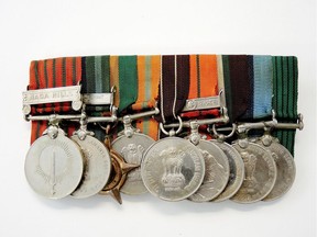 Surrey RCMP are looking to reunite found military medals and decorations with their owner.