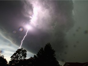 Environment Canada says there is an overnight risk of a thunderstorm in Metro Vancouver.