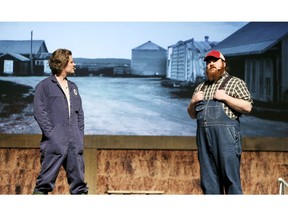 Windsor, Ontario. March 16, 2018 - Letterkenny cast members K. Trevor Wilson, right, and Nathan Dales perform in front of a large crowd at The Colosseum at Caesars Windsor, March 16, 2018.  (NICK BRANCACCIO/Windsor Star)