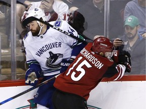 Eric Gudbranson's season is over. The Canucks defenceman will undergo shoulder surgery.