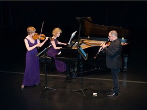 Sea and Sky, from left, Joan Blackman, Jane Hayes, and François Houle.