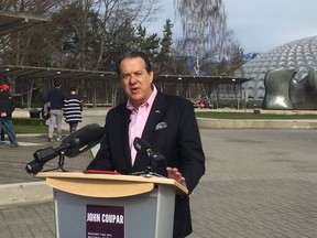 John Coupar is the third notable candidate looking to replace outgoing mayor Gregor Robertson.