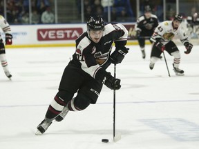 Jared Dmytriw was traded to the Vancouver Giants after playing for the playoff rival Victoria Royals.