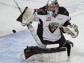 Netminder Trent Miner could be called upon by the Vancouver Giants to play a major role against the Victoria Royals in the WHL playoff series that opens Friday night in Victoria.