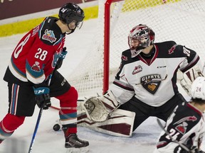 Netminder David Tendeck will be one of the keys if the Vancouver Giants hope to defeat the Victoria Royals in the first round of the WHL playoffs.
