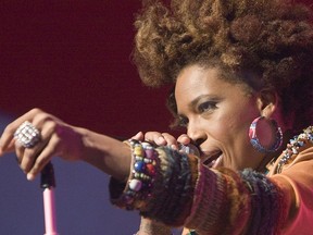 Macy Grey sang to a sold-out Bessborough Gardens at the 2010 SaskTel Saskatchewan Jazz Festival on July 2.