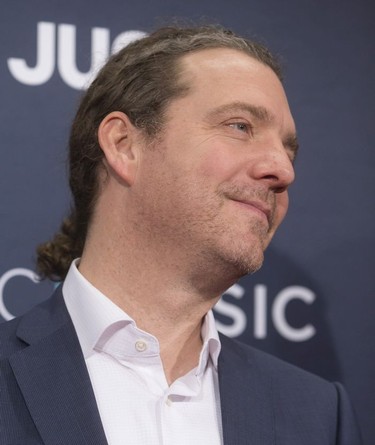 Daniel Taylor arrives on the red carpet at the Juno Awards in Vancouver, Sunday, March, 25, 2018.