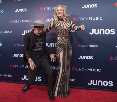 Whitehorse arrives on the red carpet at the Juno Awards in Vancouver, Sunday, March, 25, 2018.